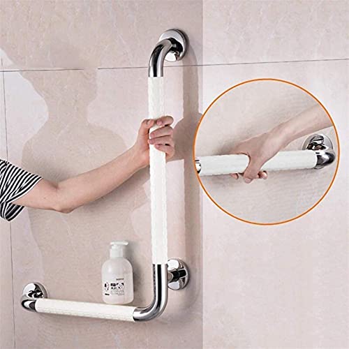 Barre de sécurité de douche en L design main courante durable - 8