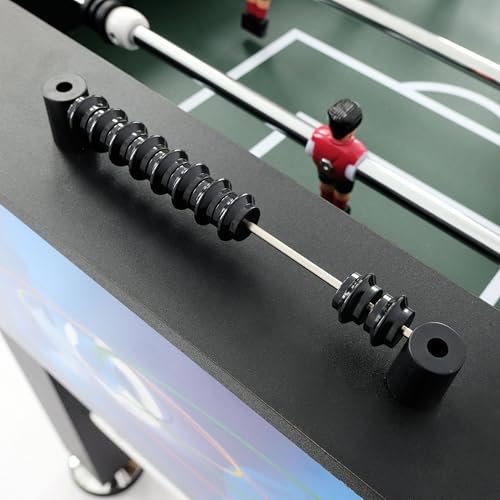 Carromco Kickertisch Champion-XT - Profi Kicker Tischfussball in blauem Design, Tischkicker für für fortgeschrittene Spieler, 4 Kickerbällen, Gewicht 39 kg – Bild 5