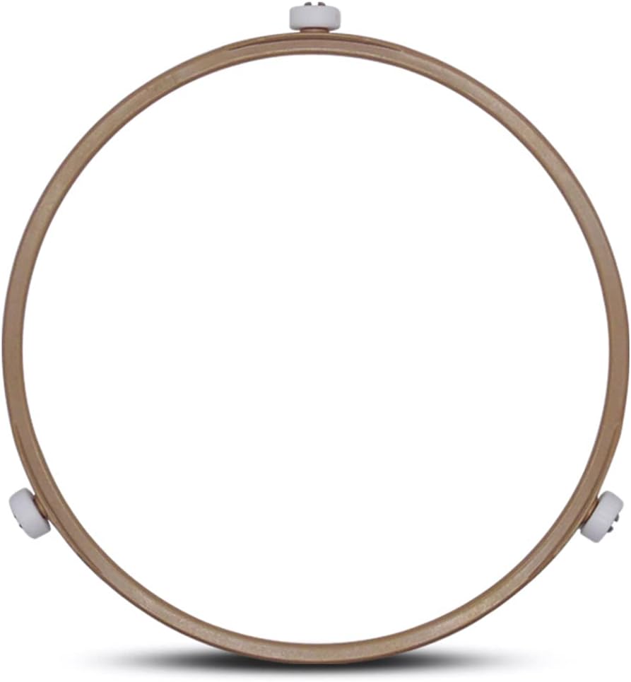 SDTC Tech 8.7" Microwave Turntable Ring with 15mm Rollers | Ring Outer Diamater 8.7" / 221mm, Rollers Height 15mm | 1 Pack Microwave Oven Glass Plate Rotating Tray Support