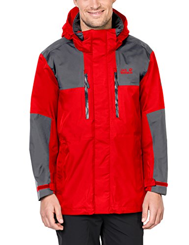 Preisvergleich Produktbild Jack Wolfskin Damen Jasper Flex Wetterschutzjacke, Fiery red, L