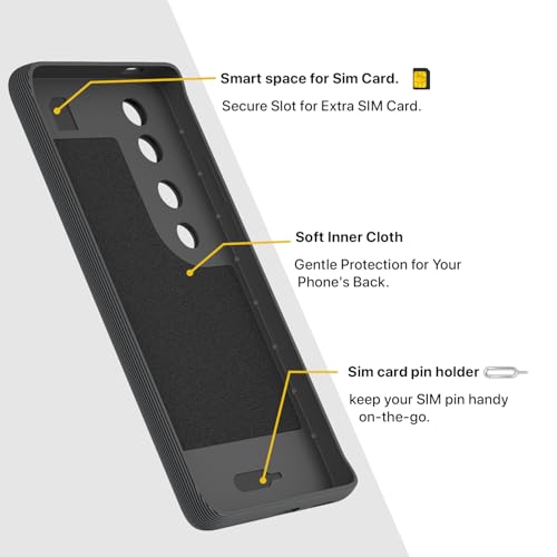 Image of Outlouders Back Cover for Vivo V40 5G / V40 Pro 5G / T3 Ultra 5G | Full Camera Protection | TPU Soft Flexible Shockproof Bumper Case (Grey)
