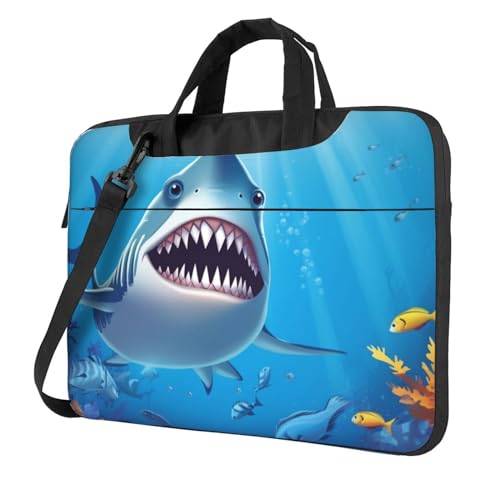 Sac à bandoulière pour ordinateur portable requin pour protéger votre PC des chocs