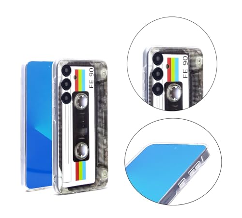 STINFIZTOL Phone Case Compatible with Galaxy A35 5G Case,80s Type Music Cassette Case Soft TPU Cover for Samsung A35 5G Multicolor by STINFIZTOL - Used condition - Image 3