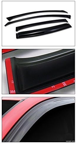 for 04-08 Nissan Maxima - Sun/Rain Smoke Guard Vent Shade Deflectors Window Visors