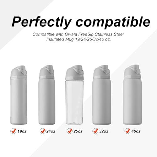 Bouchons de rechange compatibles avec Owala FreeSip en silicone de qualité supérieure