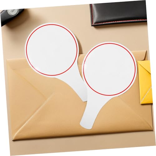 Pizarra blanca portátil borrable para marcador de puntajes 5 piezas miniatura 6