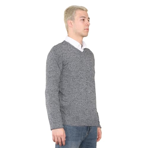 Pull à col en V contre le froid lot de 2 pièces confortables à manches longues - 6