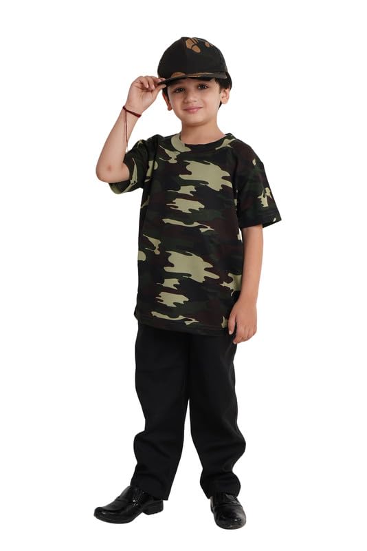 Image of Kaku Fancy Dresses Our Helper Costume for Boys & Girls | Social Helper Doctor, Nurse, Fireman, Postman, Teacher, Farmer Dress For Kids