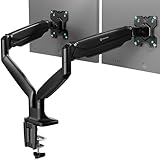 Confort et Ergonomie – le support double écran aide à réduire la fatigue visuelle et à améliorer la posture. le bras ecran PC double offre un recul ajustable jusqu’à 615 mm. Le bras pour ecran PC double permettent un réglage optimal pour le travail, le gaming ou le streaming.