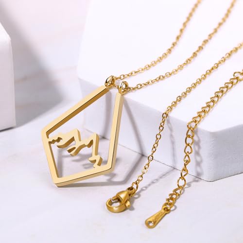 JewelryWe Naszyjnik z uchwytem na pierścionek Góra: Naszyjnik z wisiorkiem z różowego złota ze stali nierdzewnej, wisiorek z grawerem "Miłość, zobowiązanie", naszyjnik z pierścionkiem ślubnym