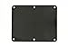 Leviton 3265-E 2-Gang, Blank, Coverplate, Black