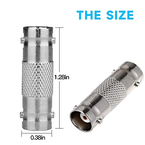 ANLINK 10 Pack BNC Female to Female Connector, 10 PCS BNC Barrel Coupler Connector Adapter for CCTV Camera Survelliance System - Image 3