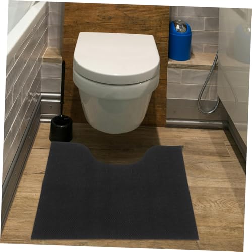 WC-Trainingspads, Toiletten-Einlagen, Blau, Badezimmer-Dekor, Essentials für Töpfchentraining, WC-Deckelbezug, Urinierschutz-Matten, Teppiche, schwarze Gummi-WC-Schüsselmatte, 6 Stück – Bild 7