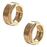 2 Pack 9417110 Brass Retainer Nut Replacement, Faucet Nut Adapter, Cartridge Retainer Nut
