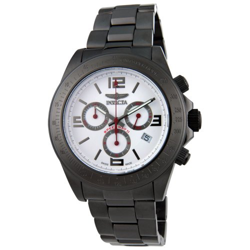 Invicta Men's 4744 Speedway II Collection Gun Metal Chronograph Watch