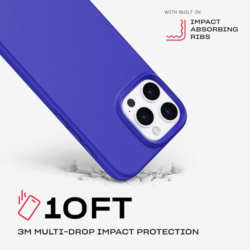 Image of Tech21 EvoLite for iPhone 16 Pro Max Ultra Thin - Impact Protection Case - in Cobalt Blue
