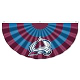 WinCraft Colorado Avalanche Bunting Pleated Fan Banners