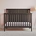 Child Craft Hampton Flat Top Crib and Changing Table Nursery Set, 2-Piece, Includes 4-in-1 Convertible Crib and Changing Table, Grows with Your Baby (Dapper Gray)