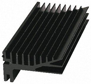 Heatsink, 5.1°C/W, 50 x 50 x 28mm, Clip
