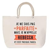 👜 Confortable et Résistant Ses anses corde sont agréables à porter, assez longues pour être portées à l'épaule (65cm). En coton doux mais solide, ce sac est parfait pour vos journées d’été.