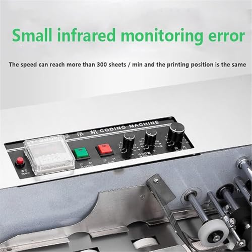 Máquina semiautomática de codificación de fecha de tinta sólida para impresión por lotes y fecha de caducidad en varias superficies