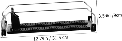 Miniatura 4 de Abaodam 2 unids hélice botellas de agua negras deslizantes hacia fuera estante vitrinas de para reposición de bebidas empujador organizador de