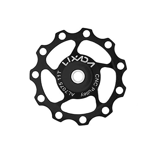 Polia Desviadora Traseira, Romacci 1pc 11T Guia de desviador traseiro Polia de liga de alumínio CNC