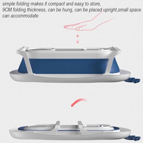 Portable Pet Bathtub with Drain Plug for Puppies, Small Dogs, and Cats - Suitable for Indoor/Outdoor Use - Thumbnail 4