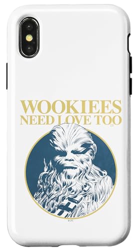 Coque iPhone X/XS Star Wars Chewbacca idée cadeau originale pour passionné