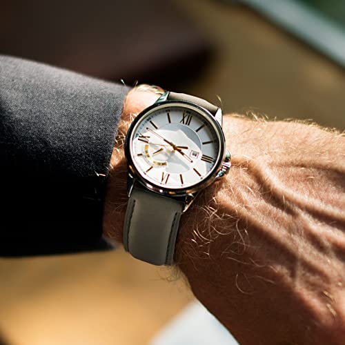 Image of Ritche Christmas Gift Quick Release Leather Watch Bands Genuine Watch Straps for Men Women Top Grain Leather Watch Strap, White Elephant Gifts, Stocking Stuffers for Men, Father's Day gifts