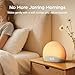 HOUSBAY Sunrise Alarm Clock with White Noise Sound Machine – Wake-Up Light for Bedroom, 5 Gentle Alarm Sounds, 20 Soothing Sleep Sounds, Dimmable Display, Phone-Free Bedside Clock
