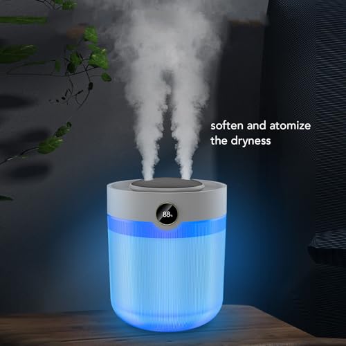 Humidificador con difusor aromático 2000ml para hogar miniatura 6