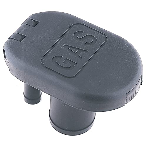 Nable de pont de carburant Perko 1319dpgblk noir avec évent intégré pour bateau