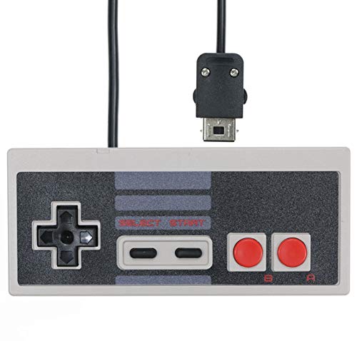 C-Zone Wired NES Controller Gamepad, Game Controller Extend Link for Nintendo NES Classic Mini Edition Console with 1.8m/ 6ft Extension Cable (2 Packs)