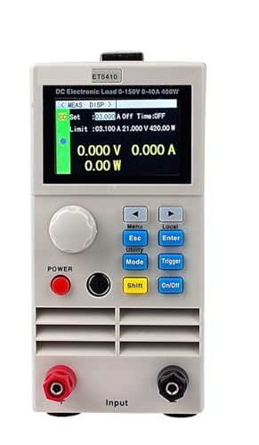 Analizador de carga ET5301 para evitar fallos de potencia con medidor de descarga CC de 400W