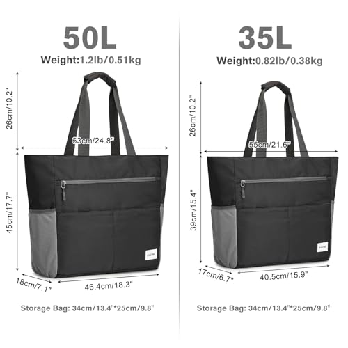 Image of G4Free Beach Bag, Waterproof Sandproof Beach Tote Bag, Large Capacity Foldable for Women