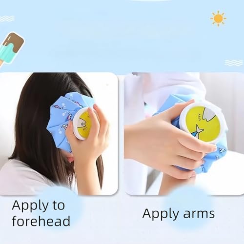Image of Hot and Cold Reusable Ice Bag for Sport Injuries Ice Pack for Injuries, Hot & Cold Therapy, Teeth Pain Cold Pack, Headaches Cold Ice Bag Hot Cold Therapy for Head Shoulder Back Knee 2PCS