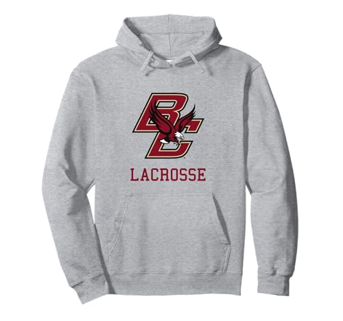 Boston College Lacrosse Light Gray | BC Eagles Pullover Hoodie