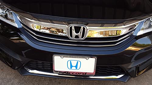 Honda Accord License Plate Frame With 2 Screw Caps(Metal) #TOP1
