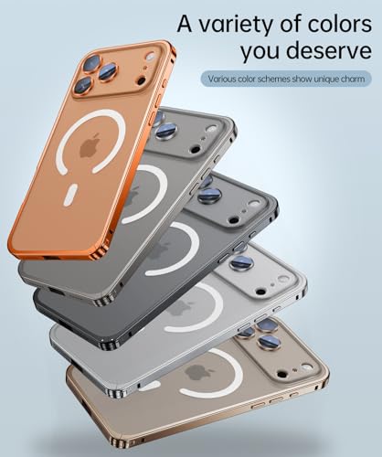 Coque iPhone 17 magnétique protection métal noir et dos transparent - 3
