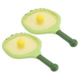 KUIDAMOS Interaktives -Tennisschläger-Set für Lustige Familienzusammenführung, Kunststoff-Badminton-Set für und Mädchen, Indoor- und Outdoor-Sportgeräte für Kindergärten, Schulen