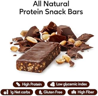 Extend Sugar Free Protein Bars, Perfect Diabetic Snacks, High Protein and Fiber, Hunger Control & Steady Energy, Low Carb, Keto Friendly (12 Count, Variety Pack)