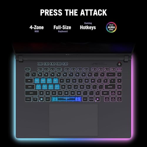 Image of ASUS ROG Strix G16 Gaming Laptop, Intel 16-Core i7 14650HX(24-thread, Up to 5.2 GHz), GeForce RTX 5060, 32GB DDR5 5600MT /s, 2TB SSD, 16 inch FHD+ 165Hz Nebula Display, Wi-Fi 7, Windows 11 Pro, Accessories