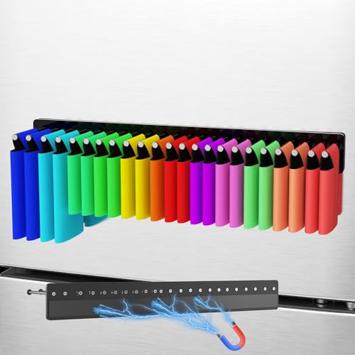 NiHome NiHome Large Magnetic Can Cooler Sleeve Holder, Fridge Organizer, Black
