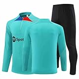 2024/25 Ba rce lo na Kinderen Trainingspak voetbal, Herentrui Truien Voetbal Club Heren lange mouw Sportkleding,Ademende sporttraining trainingspak,A,12#
