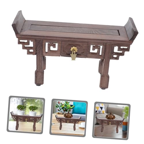 Support en bois rustique stable pour éviter les taches de pot - 5