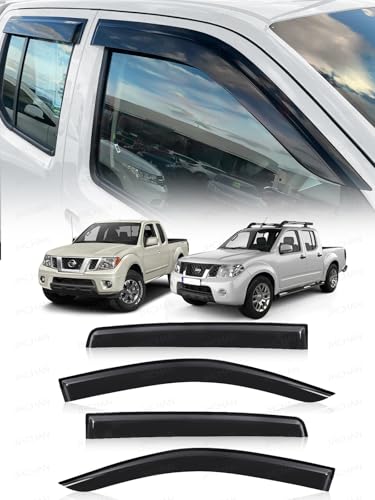 Déflecteur d'air Nissan Navara D40 Double Cab anti pluie et buée