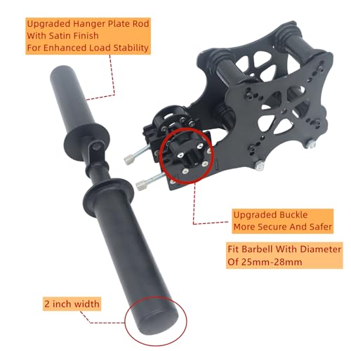 MARLANG Upgrade Smith Machine Attachments for Power Rack Attachment, Cable Machine Attachment for Squat Rack Attachments, Power Rack Pulley Attachments for Cable Crossover LAT Pull Down Squat Set B - Image 4