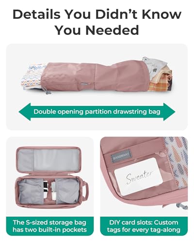 Image of BAGSMART Compression Packing Cubes for Travel, Lightweight Vacation Essentials, Suitcase Organizer Bags, Durable Luggage Organizer, 6 /4 /2 Set Options