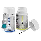MG PRIME Peinture voiture kit de stylo retouche pour Citroen GNA Bleu Lagune de base de vernis de 50ml par flacon